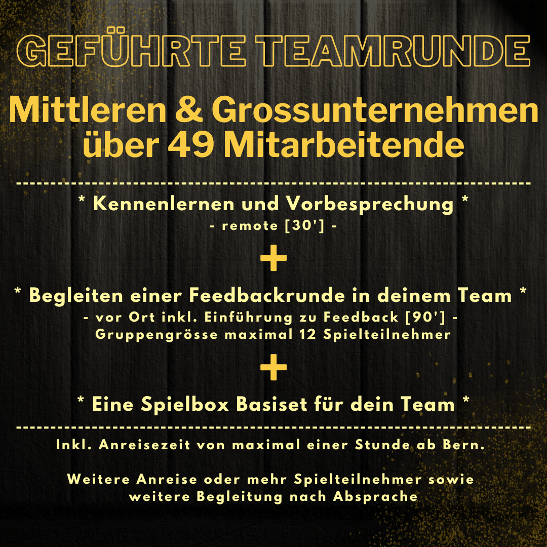 Guided team round - trainer accompanies your team